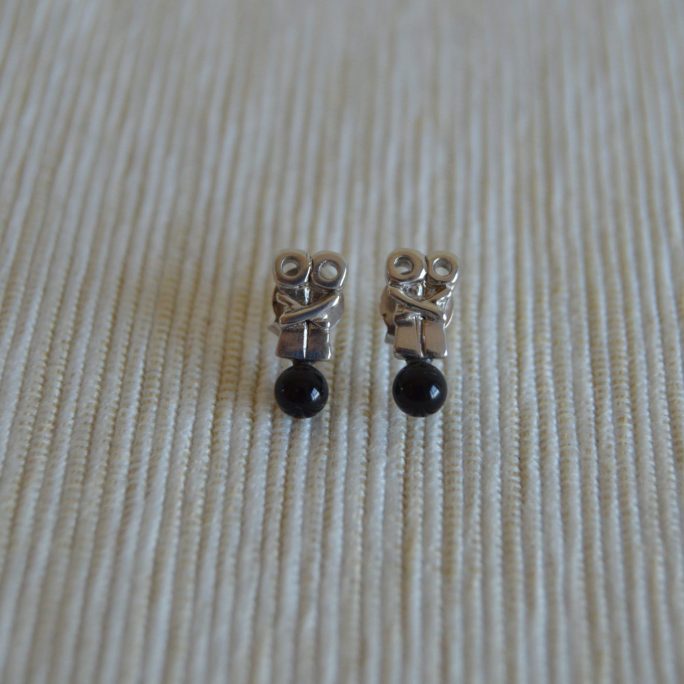 Pendientes Cariño Plata con Pieza